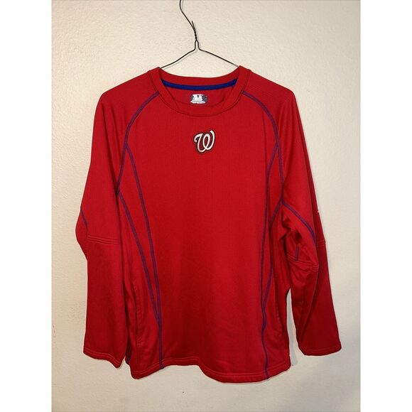 Majestic Other - Majestic Washington Nationals Warm-up Jersey Size Medium 24x29‎